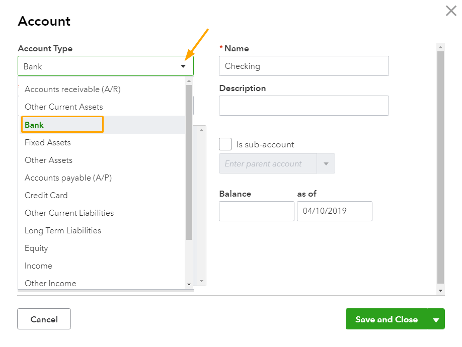 Steps to Manually Add a Bank Account