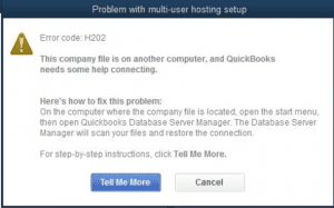 QuickBooks Error codes H101, H201, H303
