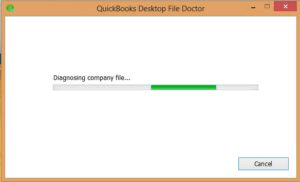 quickbooks diagnosticar o ficheiro