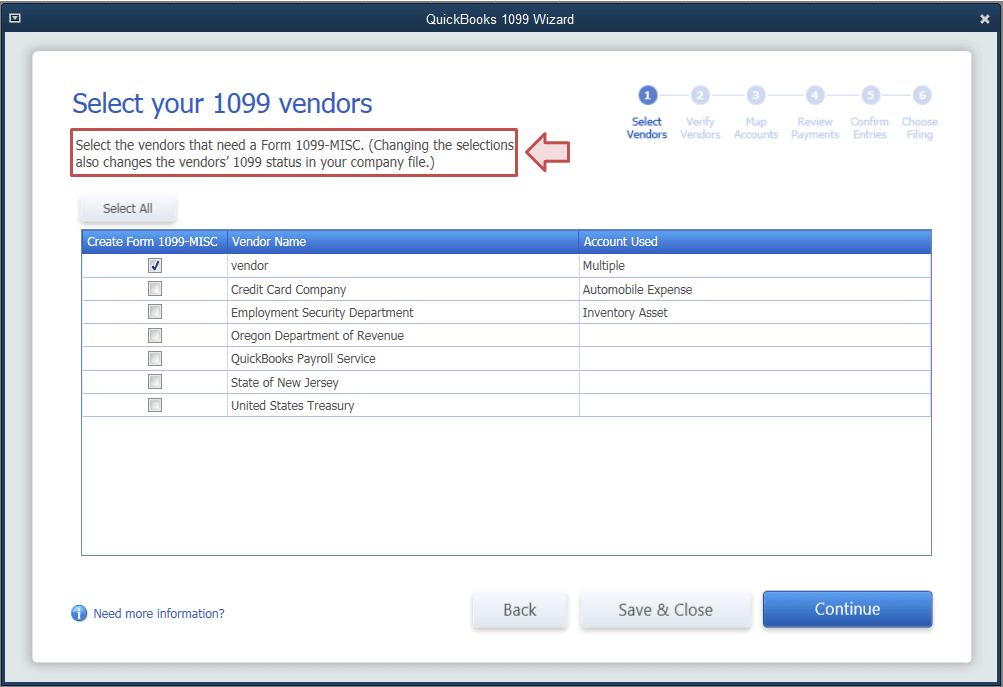 QuickBooks 1099 Forms