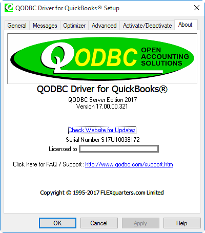 QuickBooks Enterprise ODBC Driver