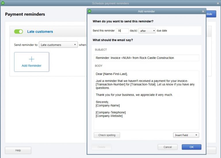 How to Send Overdue Automated Invoice Reminders in QBO