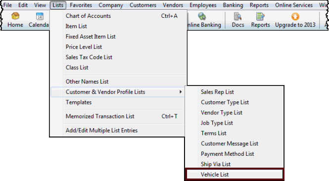 Recoed and Track Mileage of Vehicle in QuickBooks