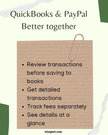 QuickBooks and PayPal integration