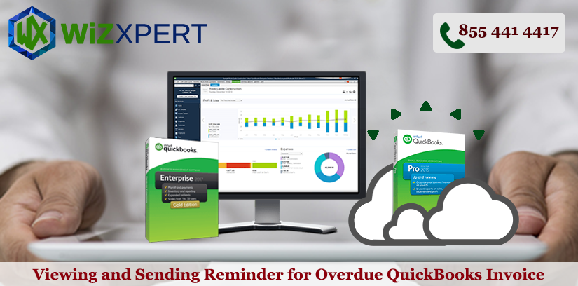 Viewing and Sending Reminder for Overdue QuickBooks Invoice