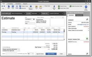 how to create amp send an estimate invoice in quickbooks online how to make estimate