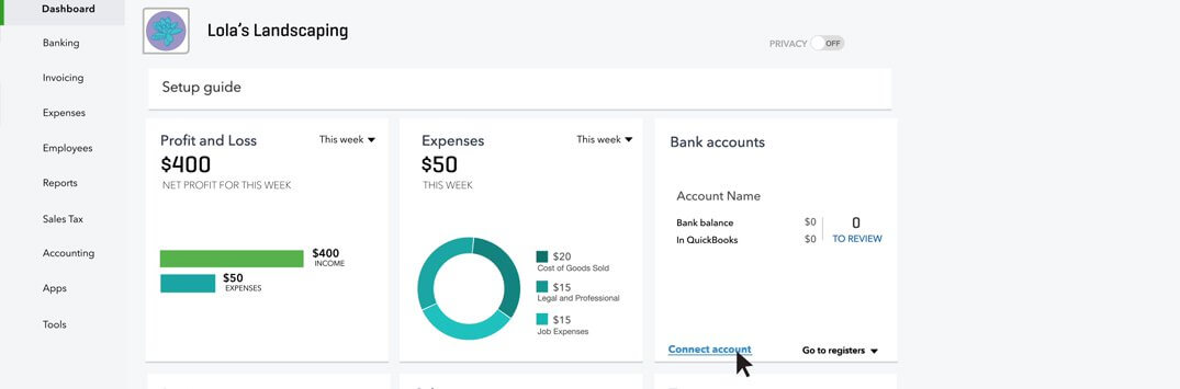 QuickBooks Online Banking Overview