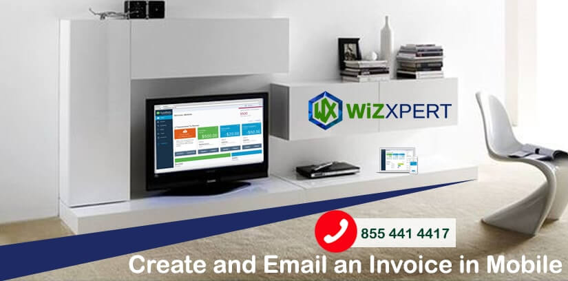 Create and Email an Invoice in Mobile - QuickBooks