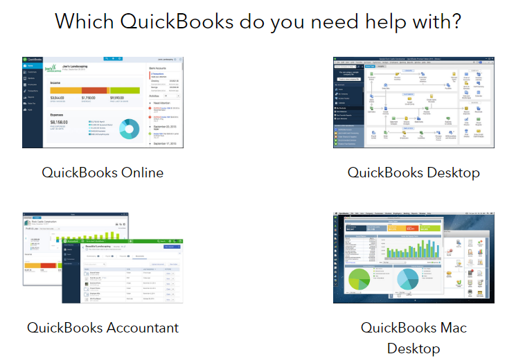 QuickBooks Products