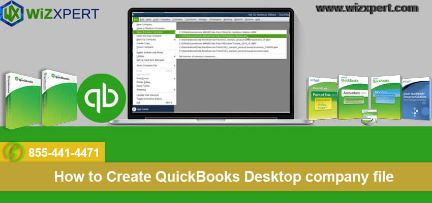 How to Create QuickBooks Desktop company file