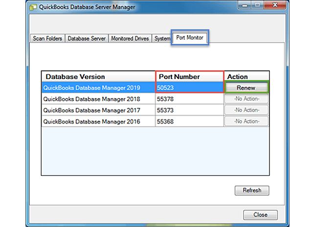 Port Number of QuickBooks Desktop version