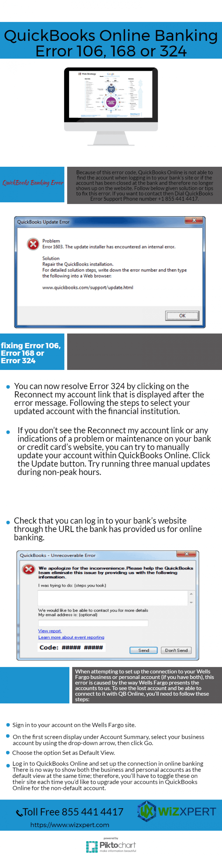 Fix QuickBooks Online Banking Error 106 168 Or 324 Infographic fix-quickbooks-online-banking-error-106-168-or-324-infographic