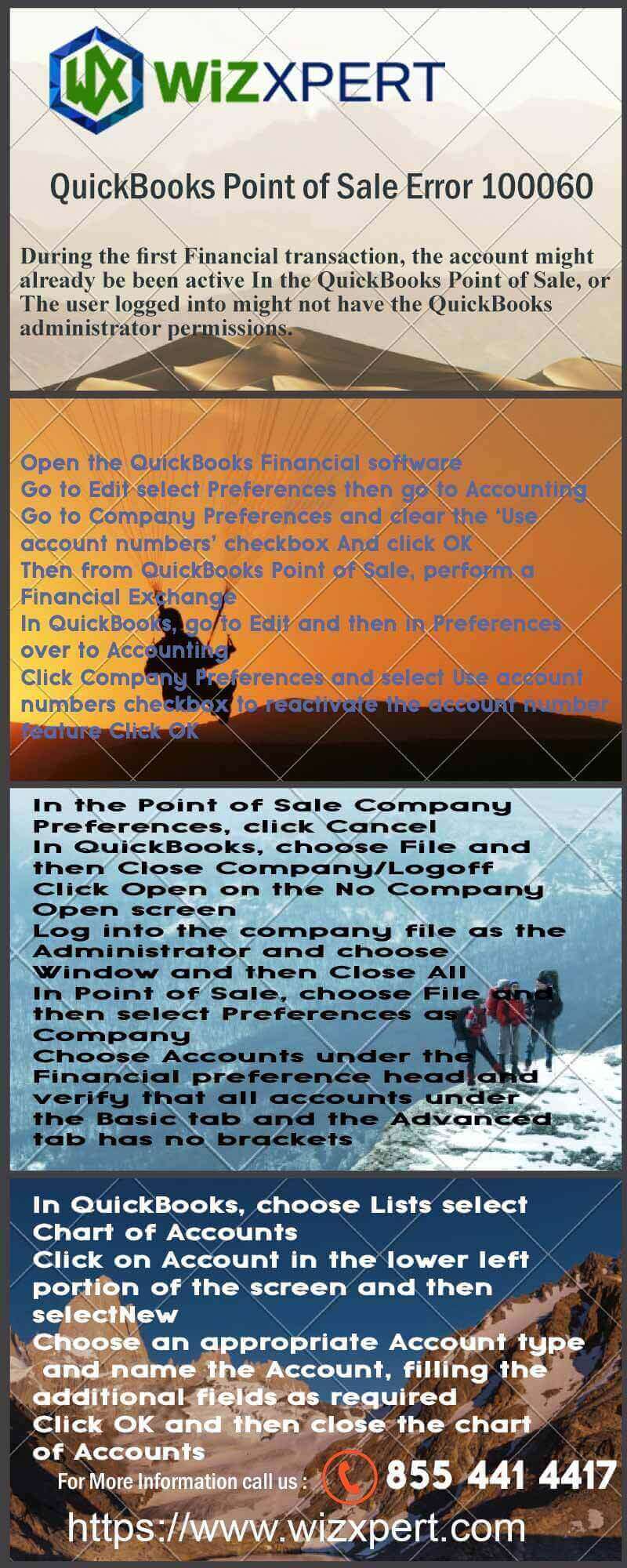 QuickBooks Point of Sale Error 100060 Infographics