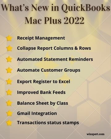 What’s New in QuickBooks Mac Plus 2022