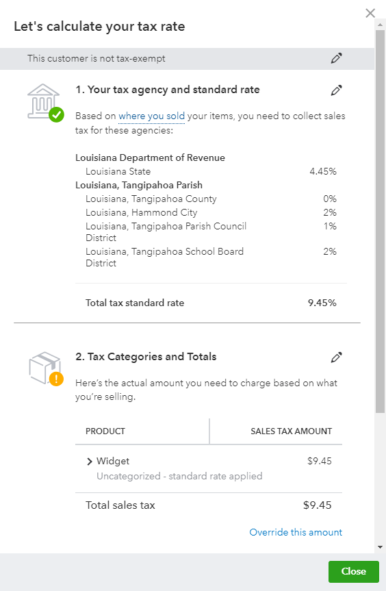 How To Use Automated sales tax in QuickBooks Online 