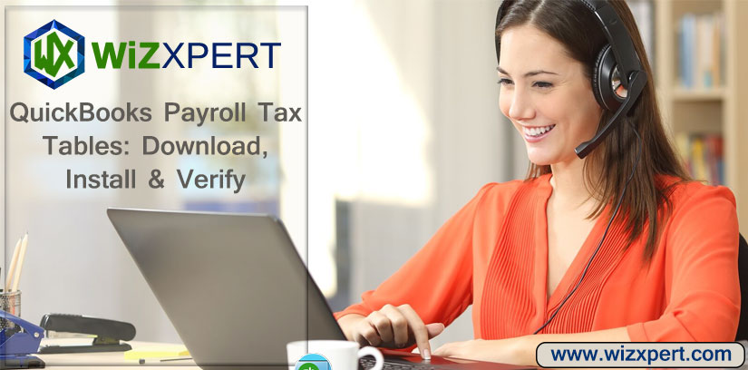 QuickBooks Payroll Tax Tables Download Install Verify