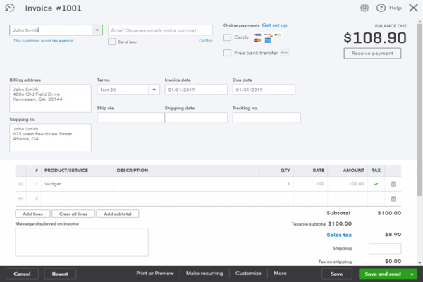  Automated sales tax in QuickBooks Online