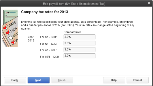 How to change SUI tax rates- basic, enhanced or standard Payroll