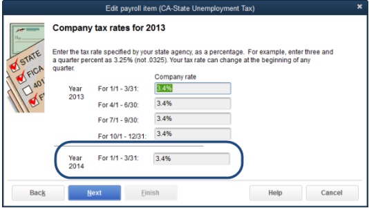 How to change SUI tax rates- basic, enhanced or standard Payroll