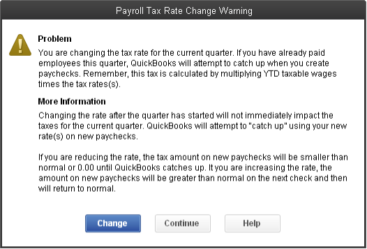 How to change SUI tax rates- basic, enhanced or standard Payroll