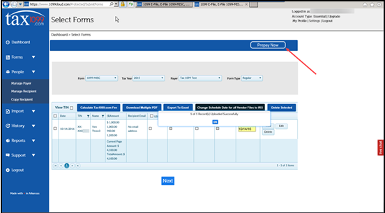 1099 E-File: QuickBooks Desktop setup