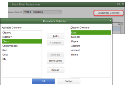 Enter and delete transactions by batch in QuickBooks Desktop.