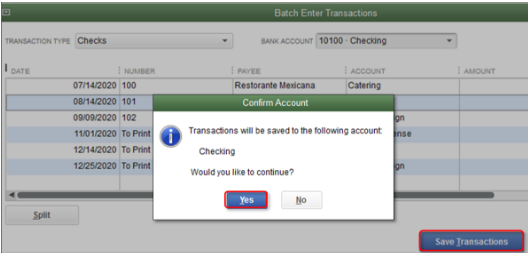 Enter and delete transactions by batch in QuickBooks Desktop.