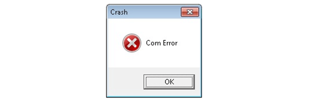 QuickBooks Com Error Crash