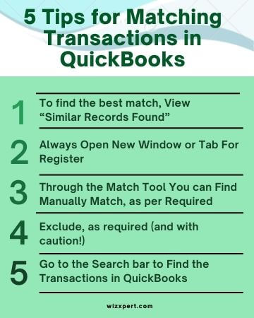 5 Tips for Matching Transactions in QuickBooks