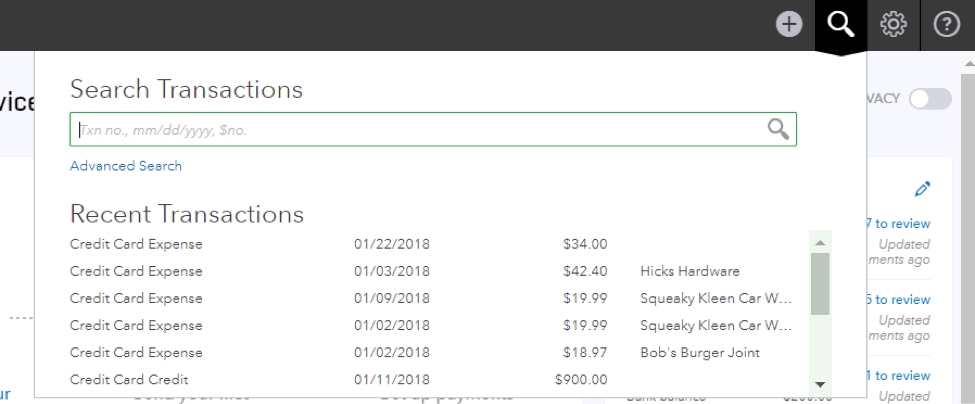 Tips for matching transaction