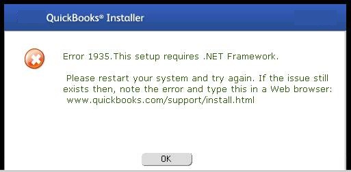 quickbooks error 1935