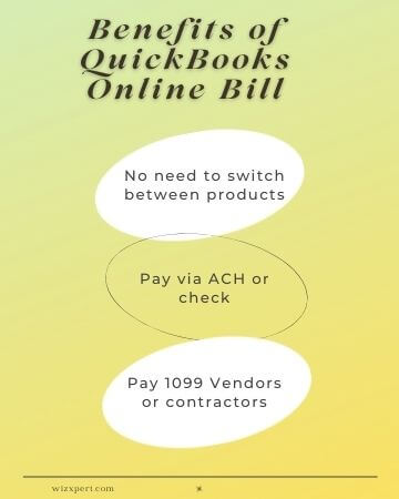 Benefits of QuickBooks Online Bill