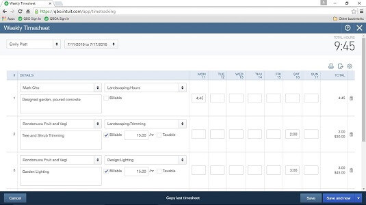 Steps to Record Time Using a Timesheet 