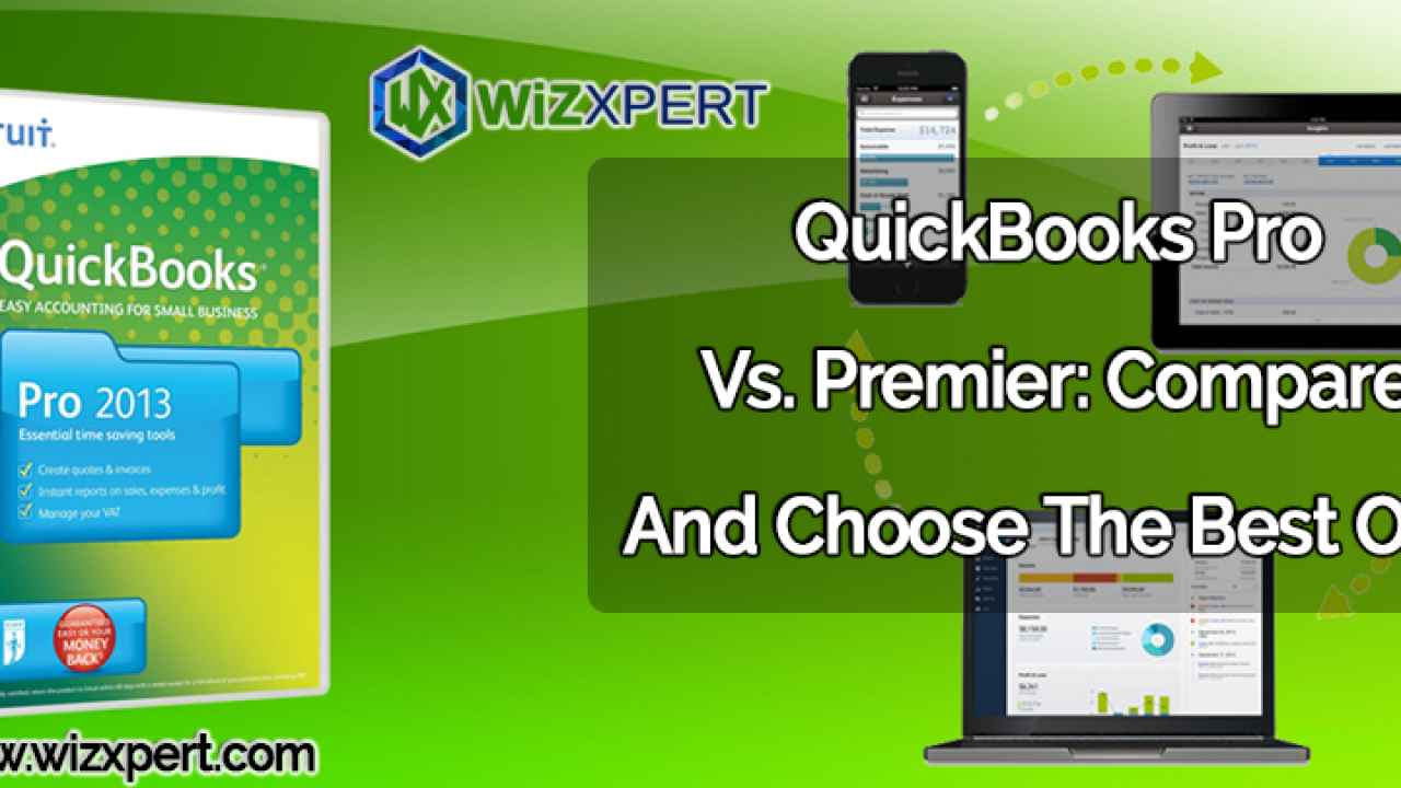 Quickbooks Pro Vs Premier Chart