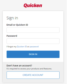 create a new Quicken Bill Pay account