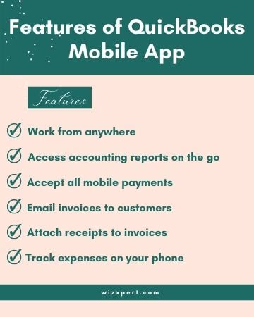 Features of QuickBooks Online Mobile App