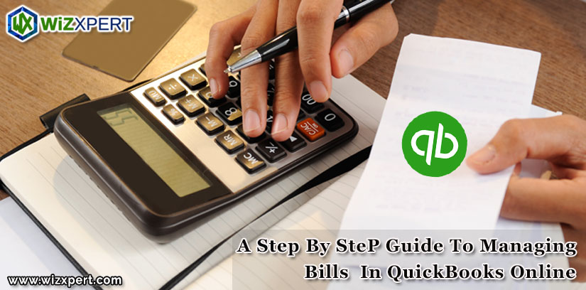 manage bills in QuickBooks Online