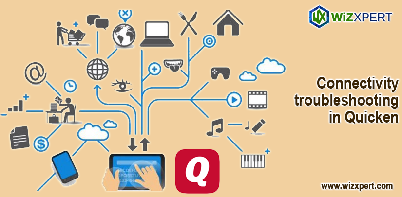 Connectivity troubleshooting in Quicken images