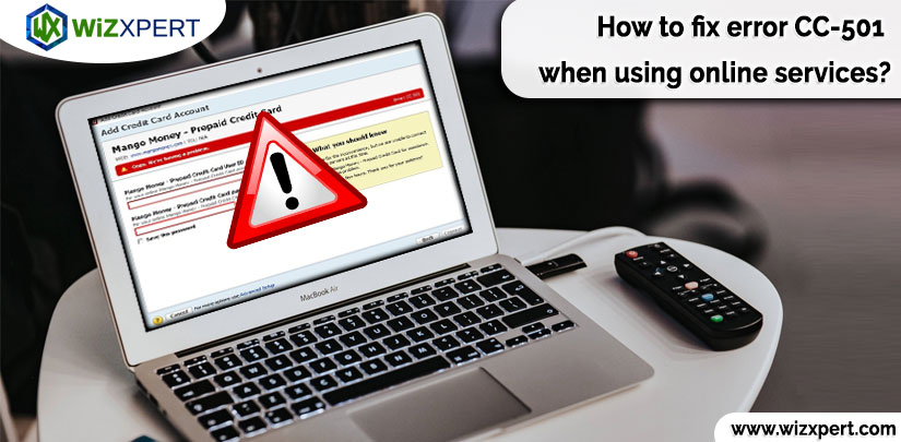 How to fix error CC 501 when using online services; error CC-501