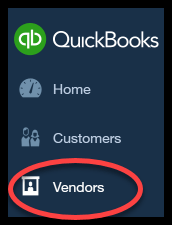 select vendors quickbooks online