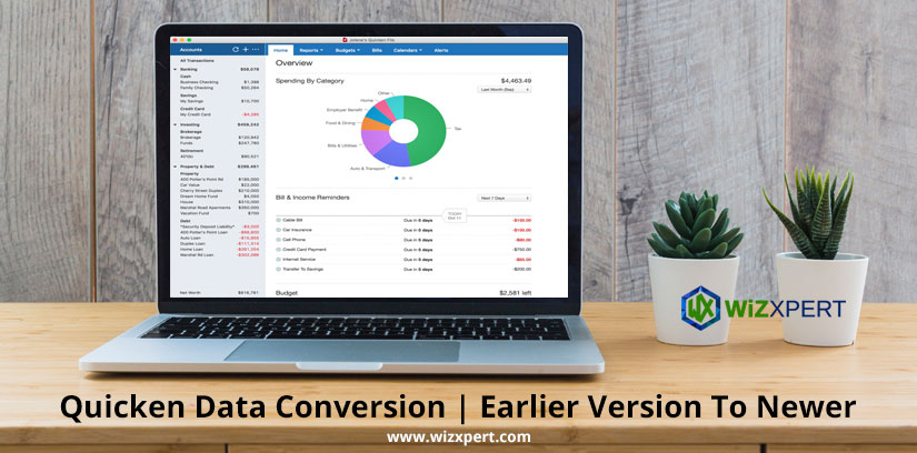 Quicken Data Conversion Earlier Version To Newer