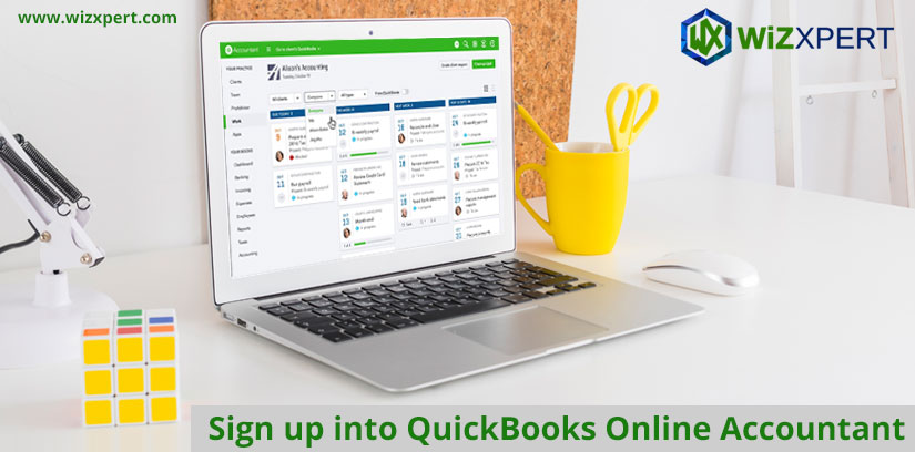 Sign up into QuickBooks Online Accountant