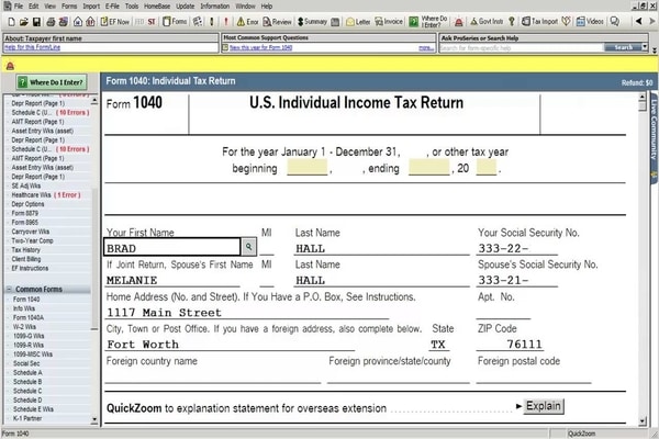 Intuit ProSeries-Client Advisor