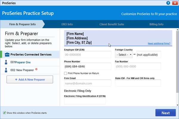 Peer-To-Peer installation of Intuit ProSeries