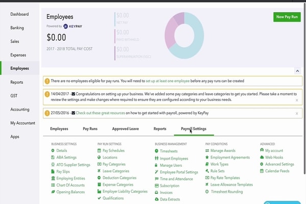 Setup QuickBooks Payroll For Mac version