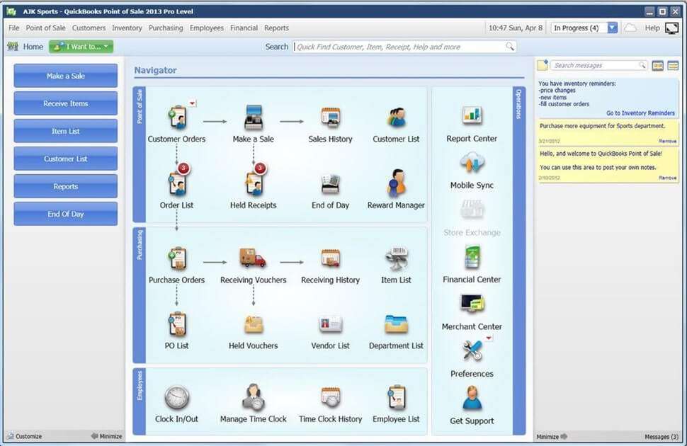 QuickBooks Point Of Sale