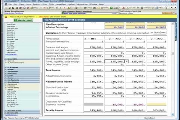 Intuit ProSeries-Tax Planner