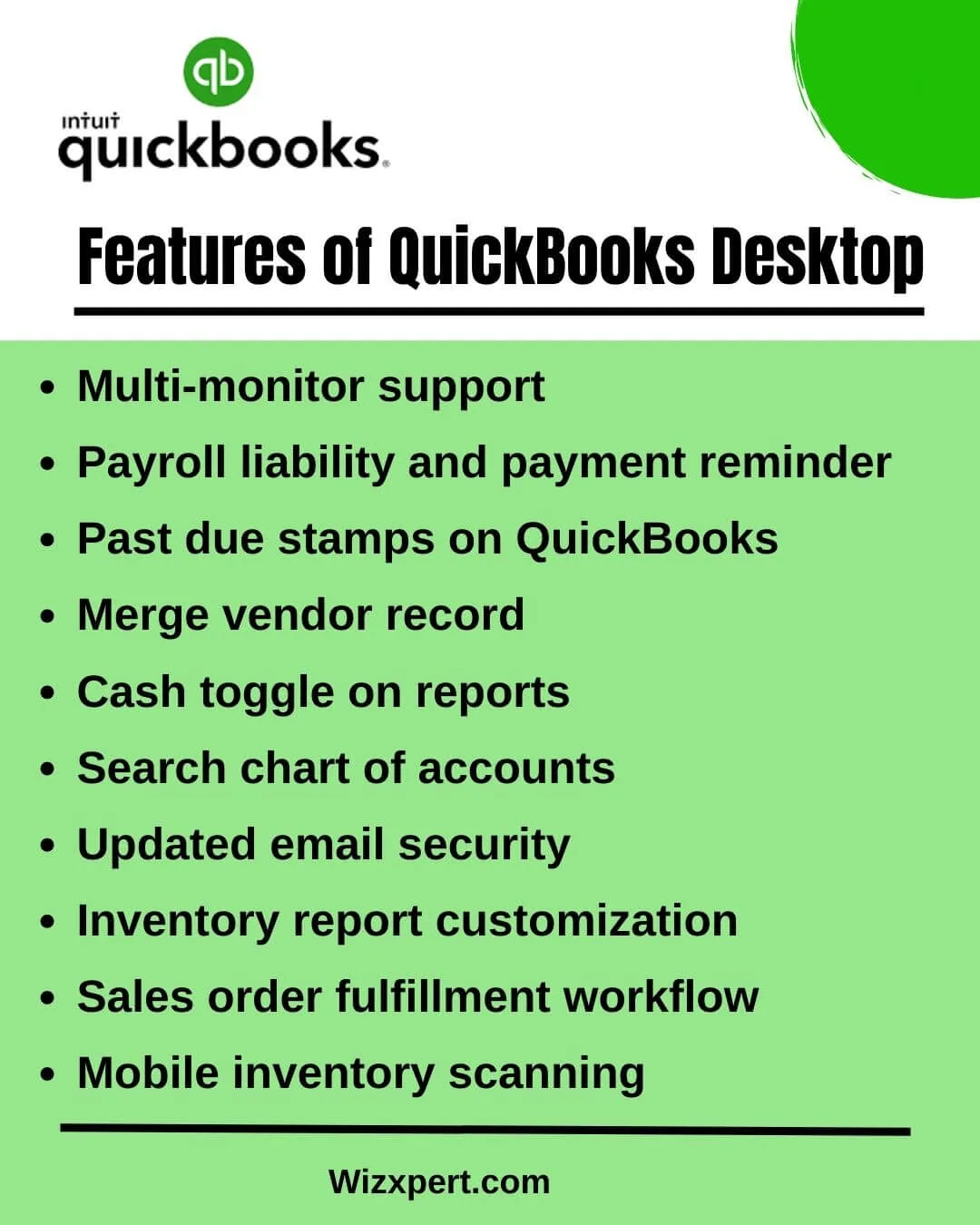 Features of QuickBooks Desktop 2024