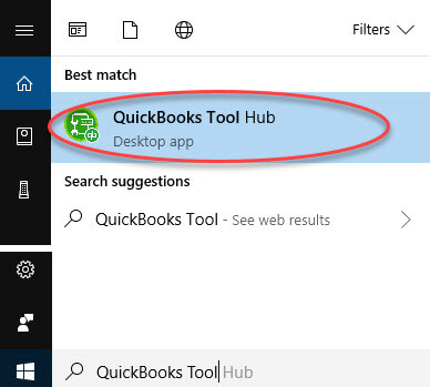 QuickBooks Tool Hub;QuickBooks database server manager stopped