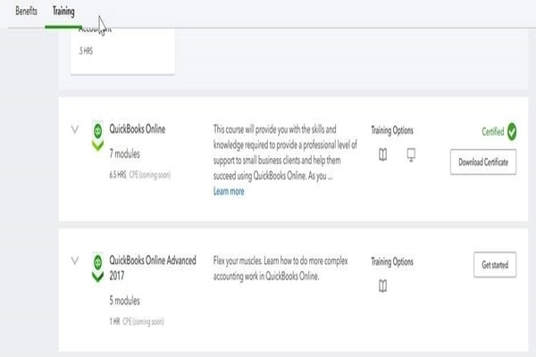 Access certificate; QuickBooks certification cost